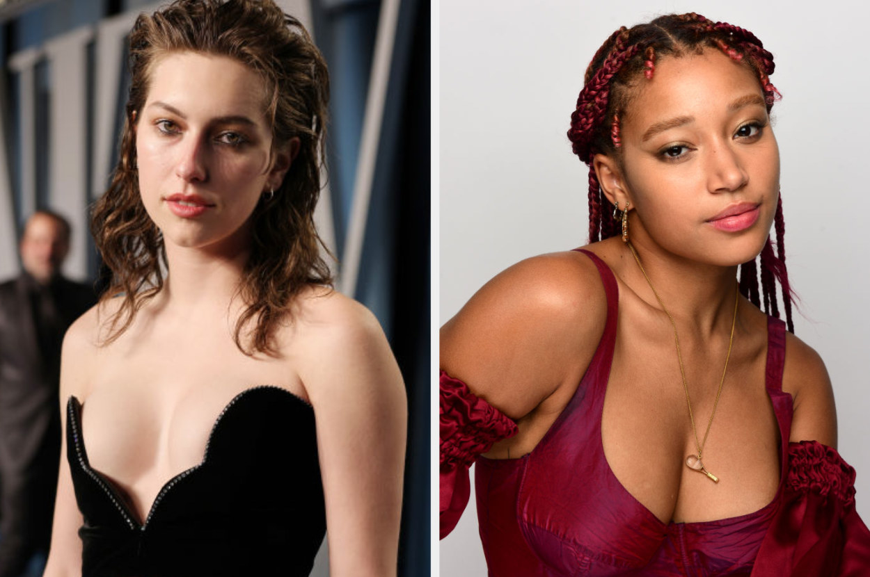 Side-by-side of King Princess and Amandla Stenberg