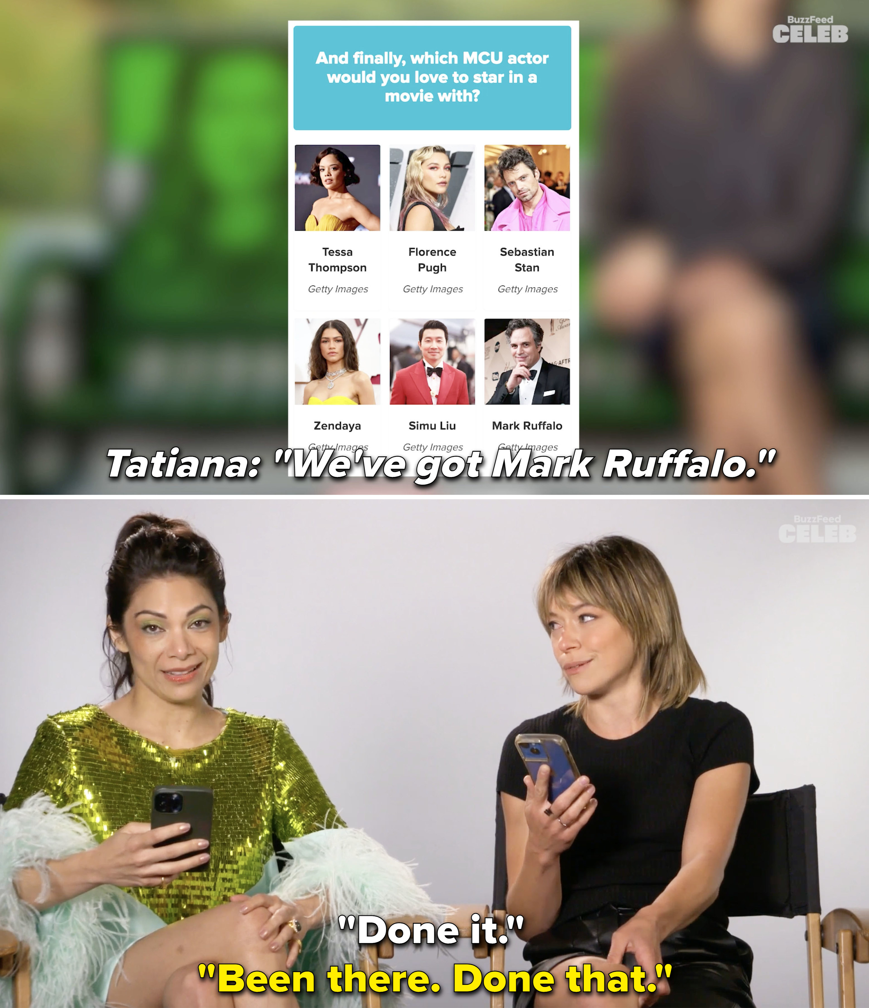 Marvel Combo Quiz With Tatiana Maslany And She Hulk Cast - 55