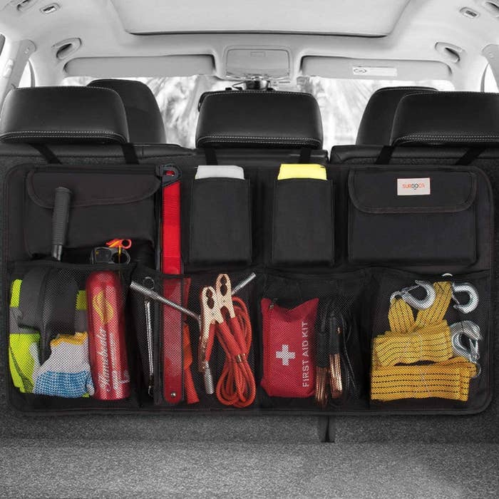 Multi Car Seat Storage Bag Practical Car Seat Back Organizer