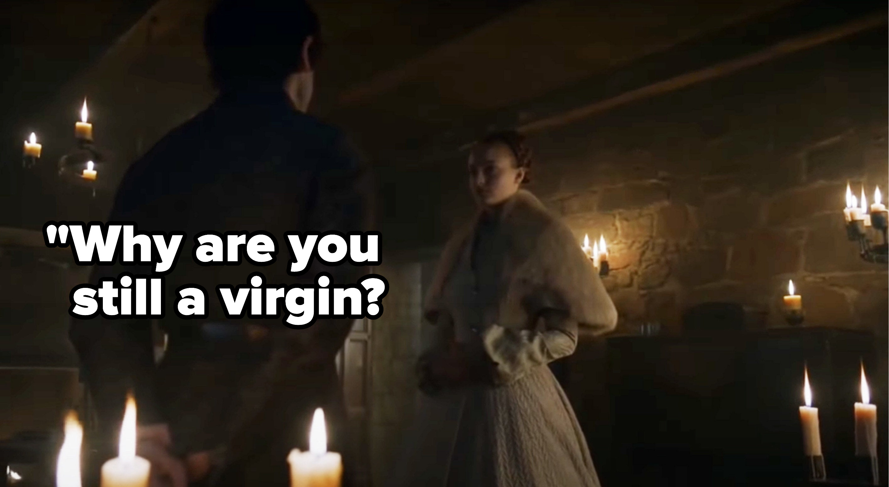 Ramsay asking Sansa why she&#x27;s still a virgin