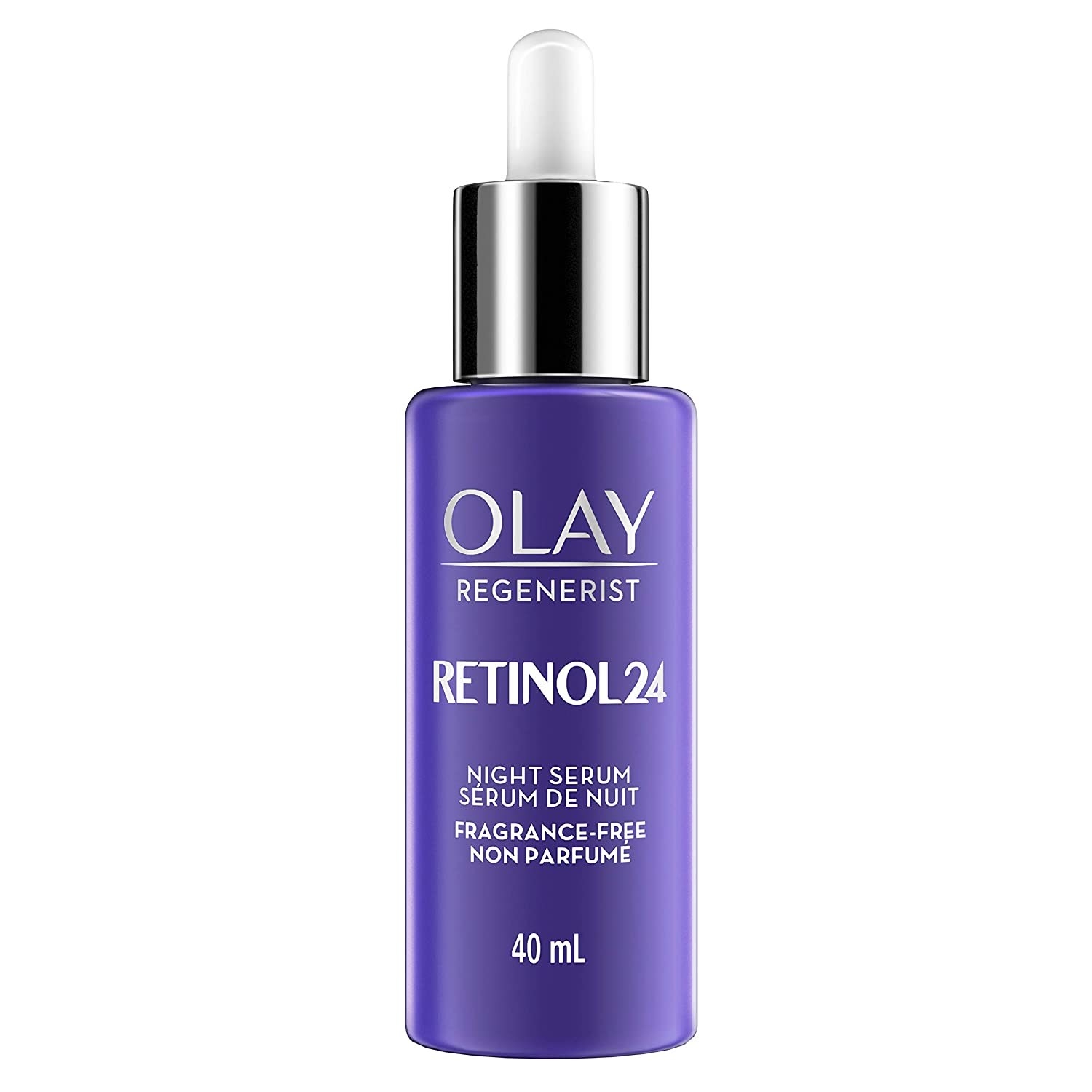 A Bottle of Olay Regeneist Retinol 24 Serum