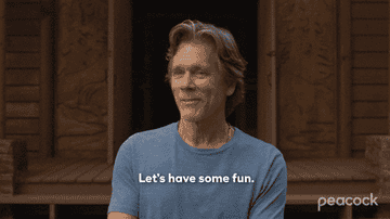 Kevin Bacon smiling in They/Them film
