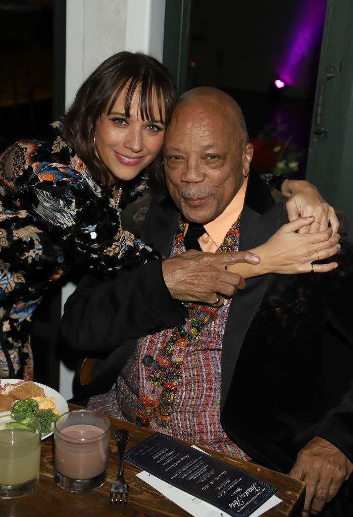 Rashida and Quincy Jones