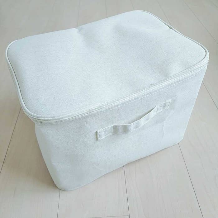 家の収納 全部これにしたい 無印良品の 大容量ケース 高いところにガンガン収納できちゃう