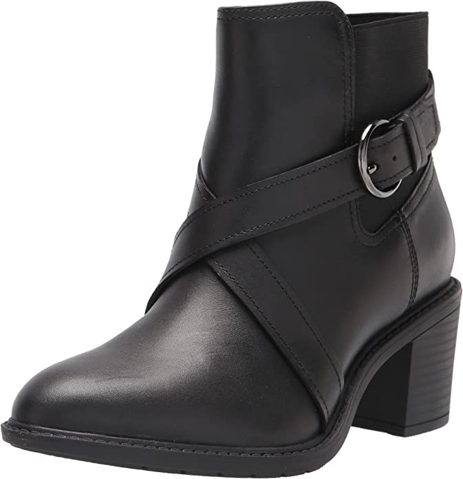 black ankle boots
