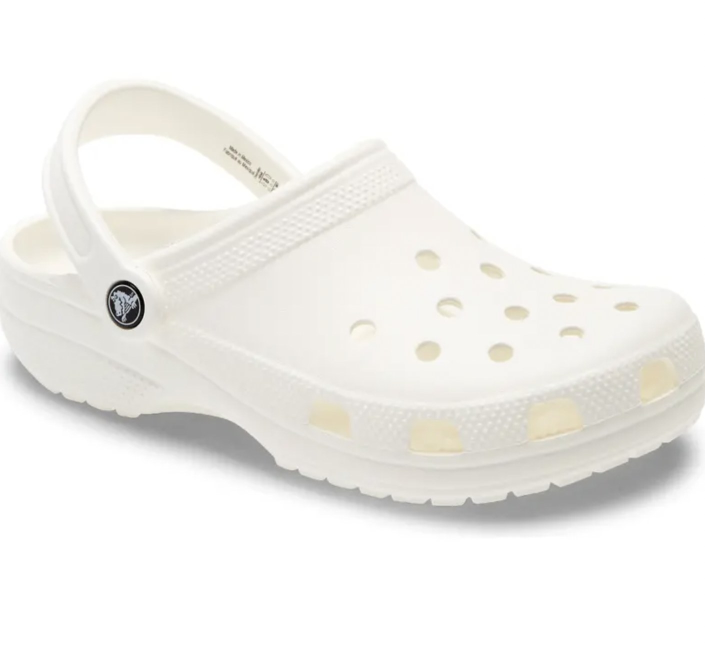 the crocs in white