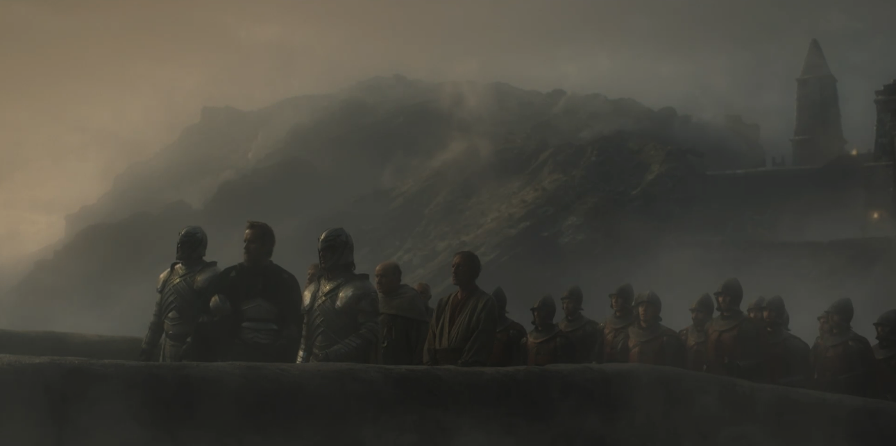 Otto and the kingsguard at Dragonstone