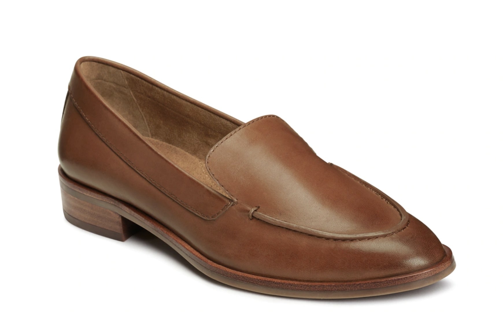 the loafer in brown
