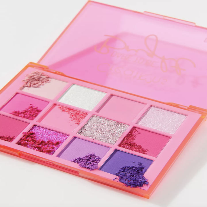 The pink and purple eyeshadow palette