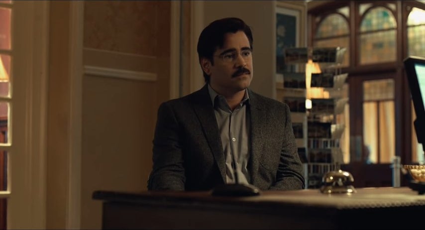 David sitting at a desk in &quot;The Lobster&quot;