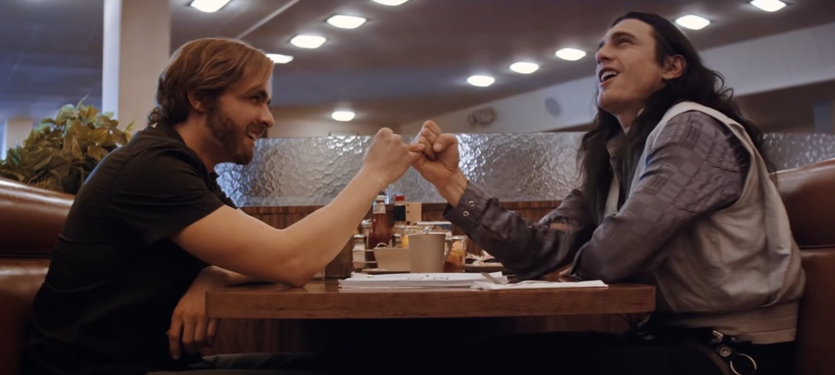 Tommy and Greg shaking pinkies in &quot;The Disaster Artist&quot;