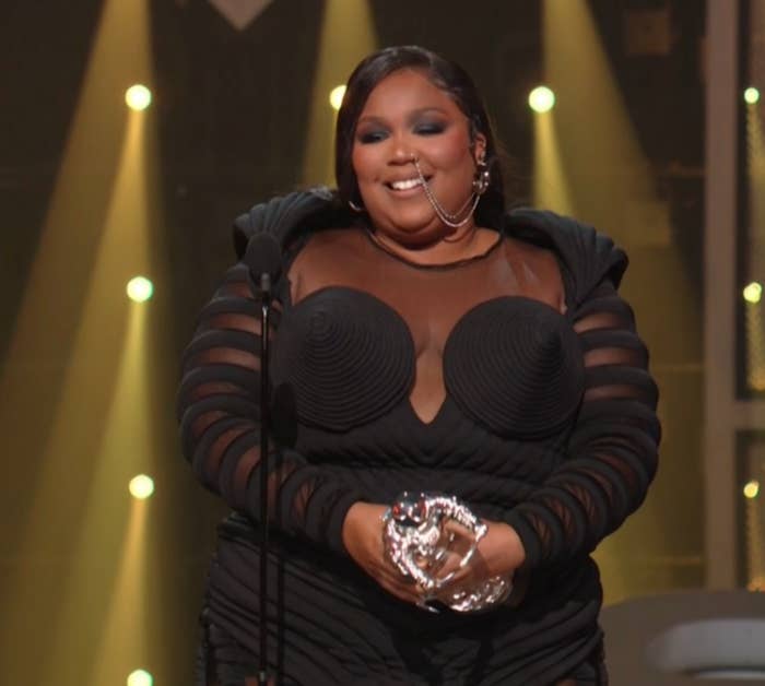 Lizzo with her VMA