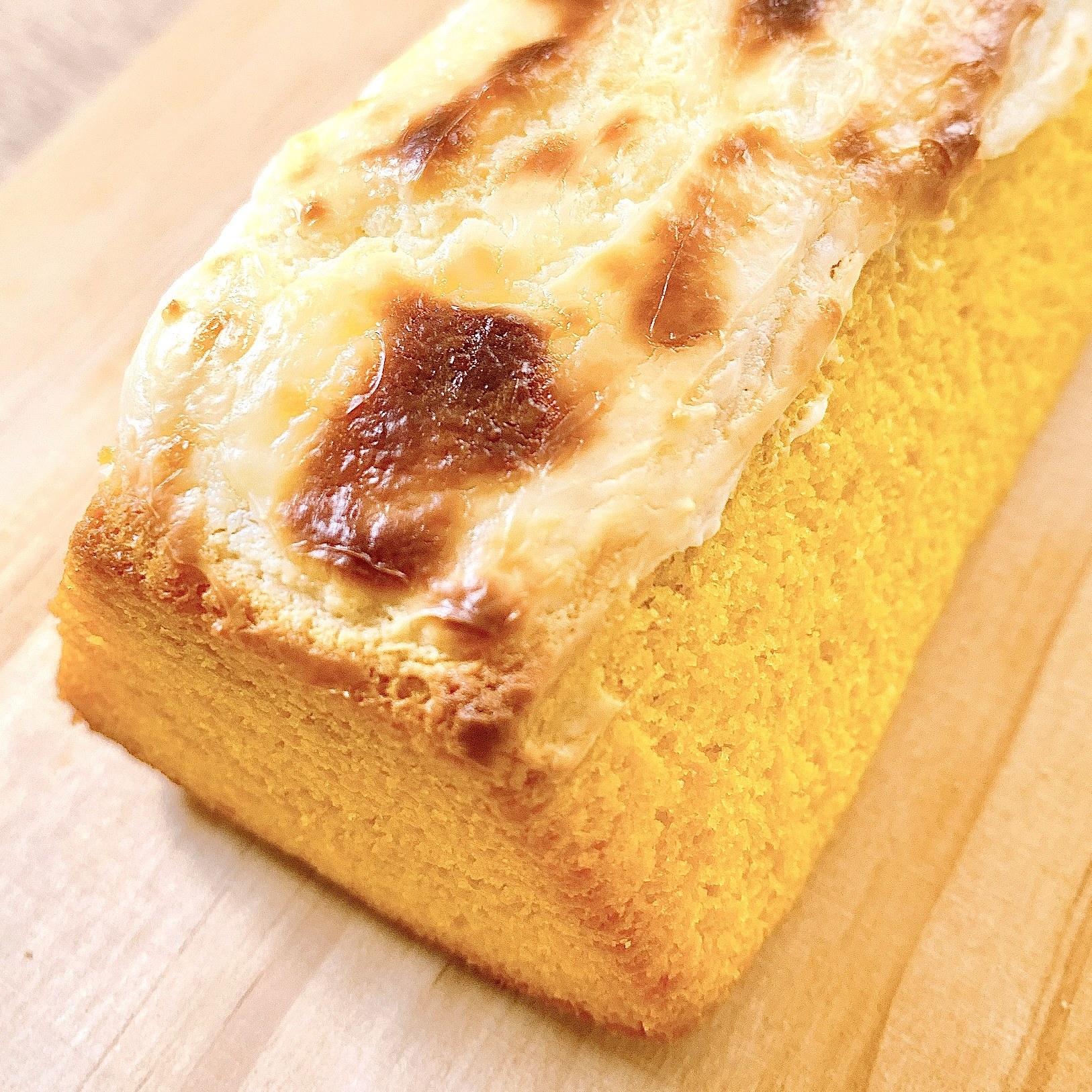 無印良品のオススメのアレンジレシピ「かぼちゃのバウムクリームチーズトースト」