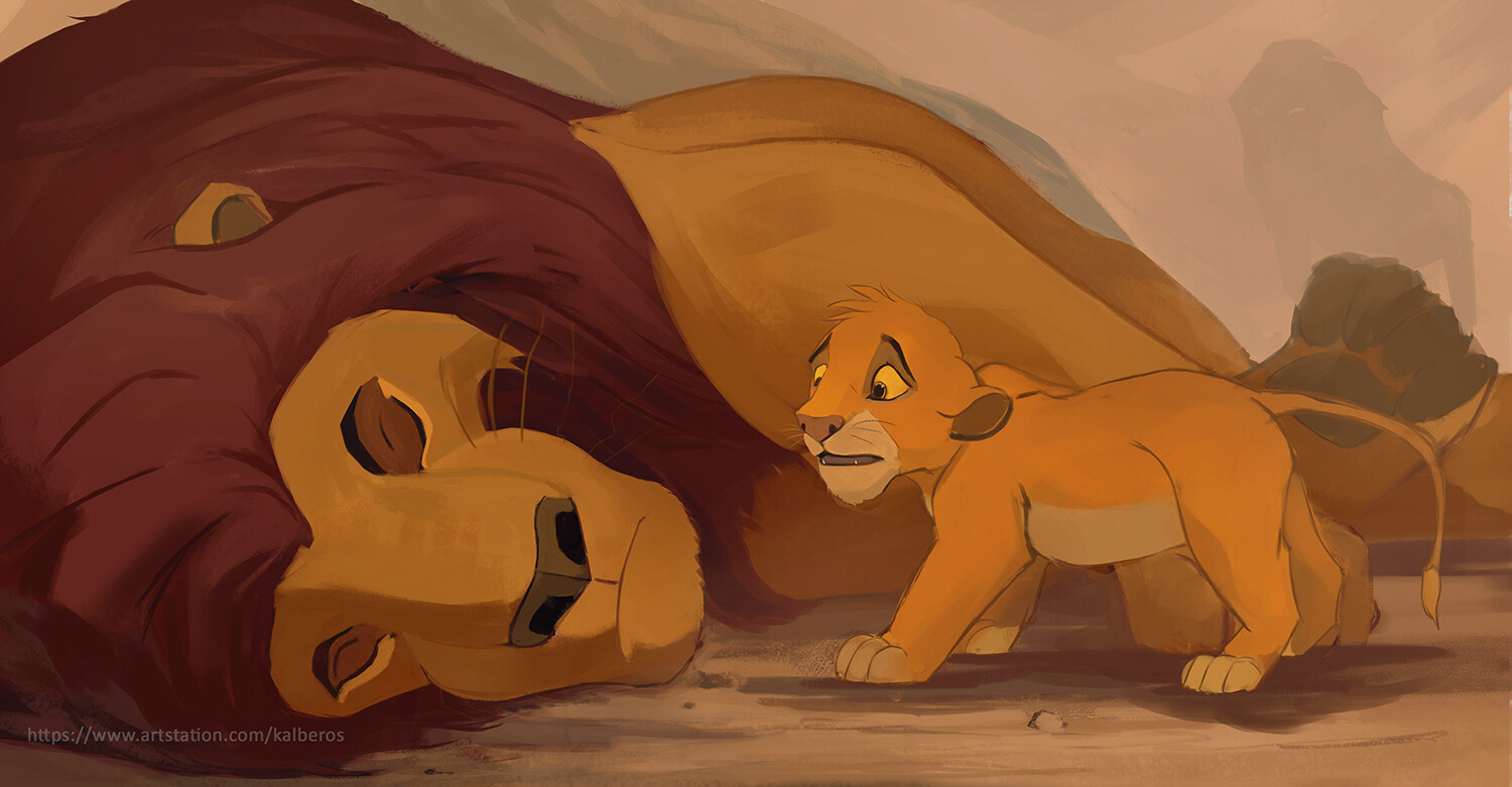 Screen shot from "The Lion King"