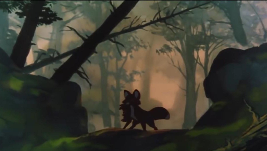 Screen shot from &quot;The Fox and the Hound&quot;