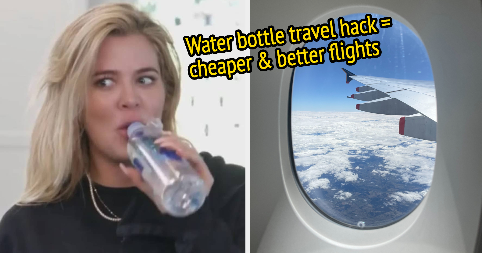 This Simple Water Bottle Travel Hack Is So Obvious, But No One Else Seems  To Do It