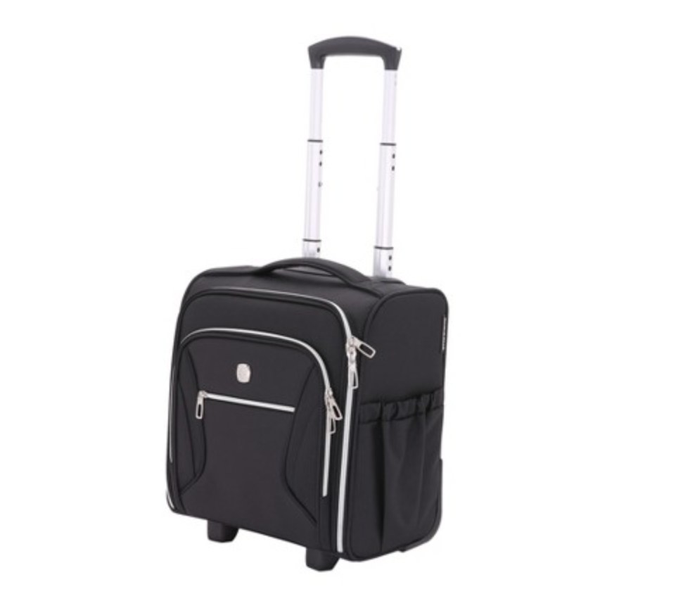 the black carry-on bag