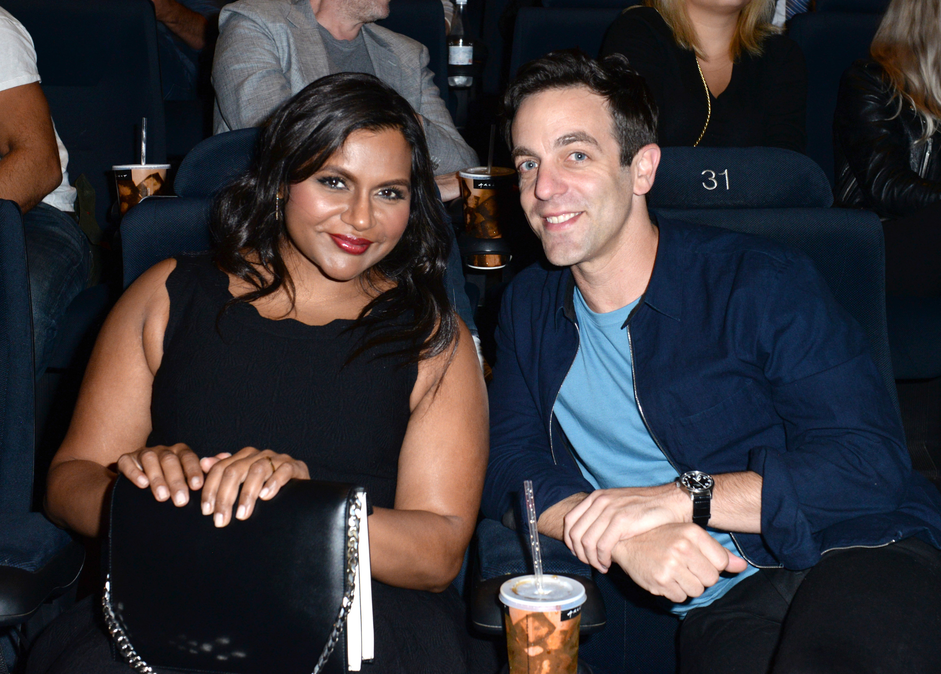 Mindy and B.J in the theater