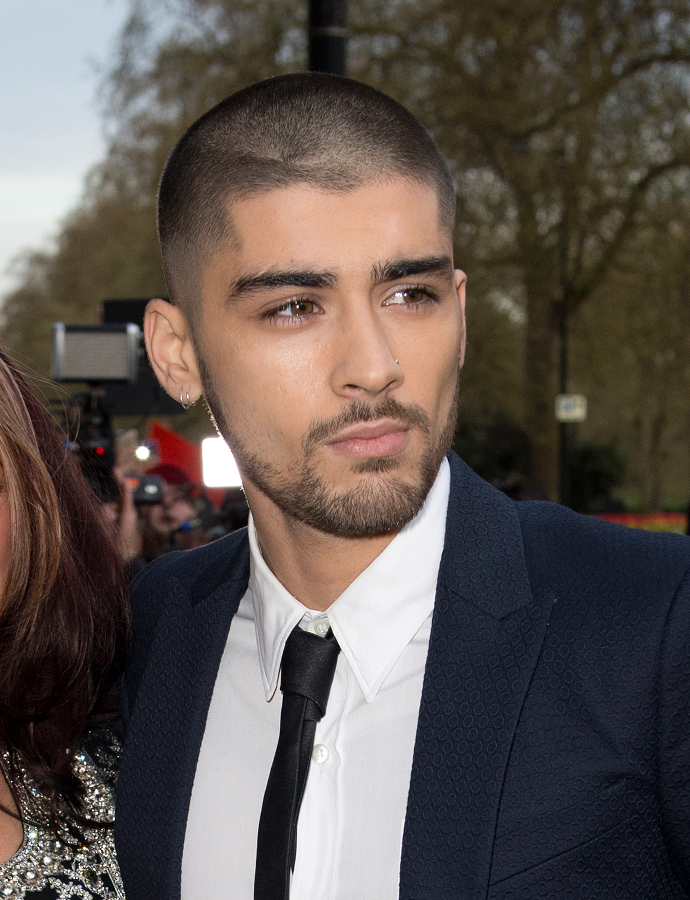 Zayn Malik arriving at the 2015 Asian Awards at the Grosvenor House Hotel in London