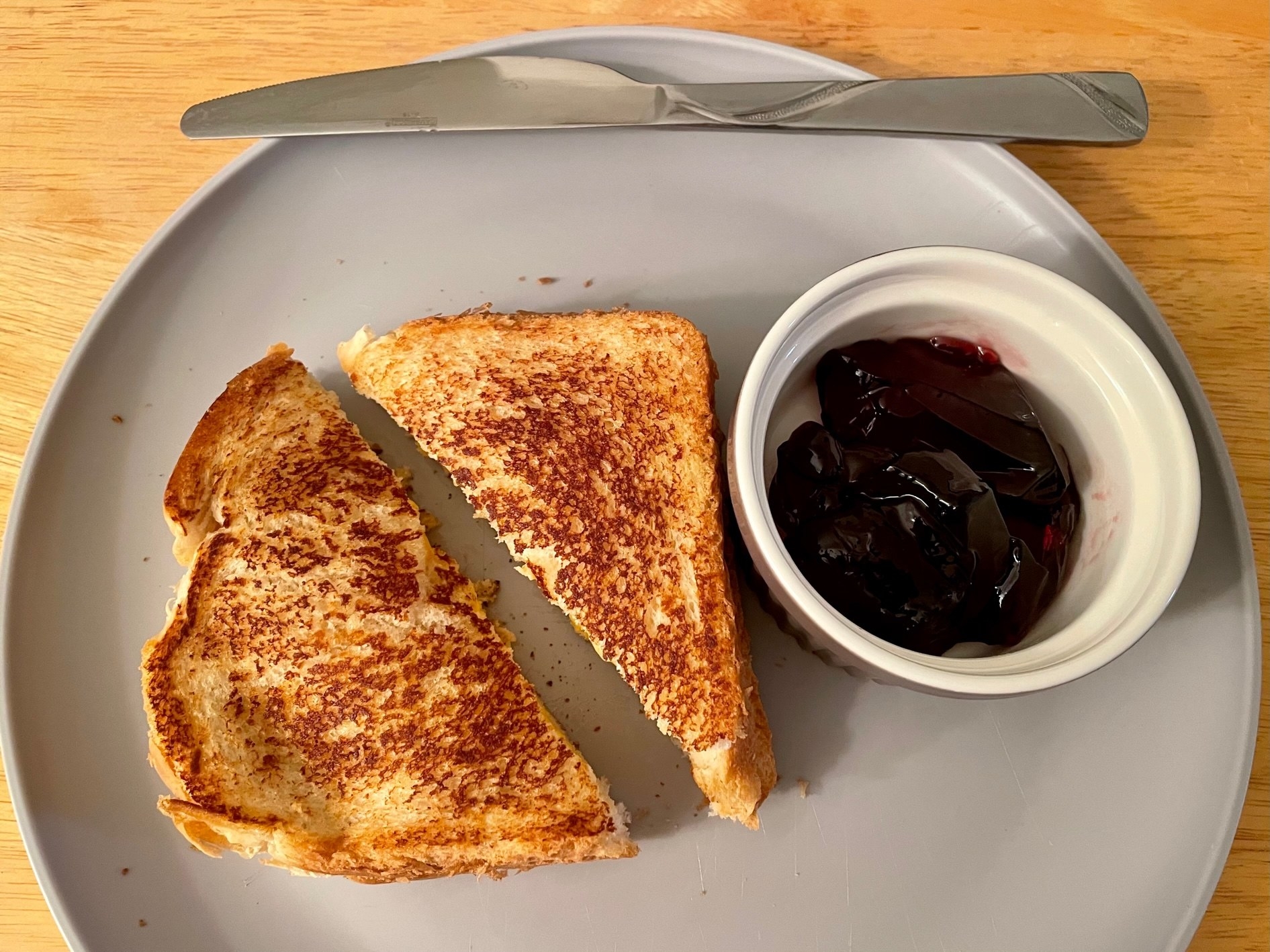 Grilled cheese and jelly