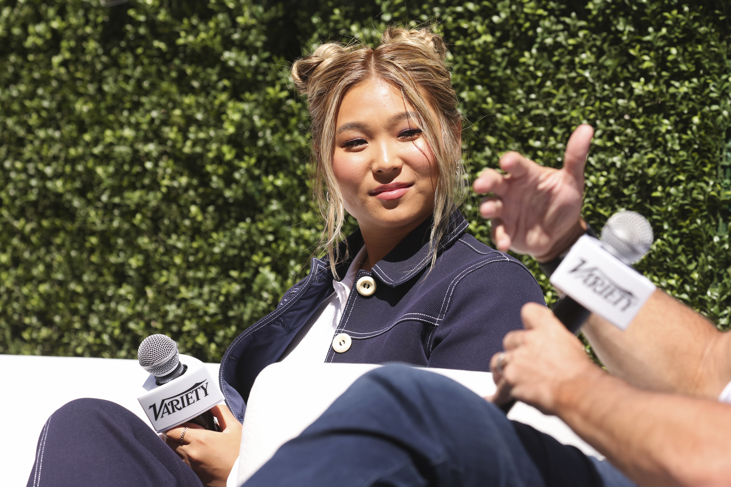 Chloe Kim speaks onstage at Variety&#x27;s Sports &amp;amp; Entertainment Breakfast presented by City National Bank at the Maybourne Beverly Hills on July 21, 2022