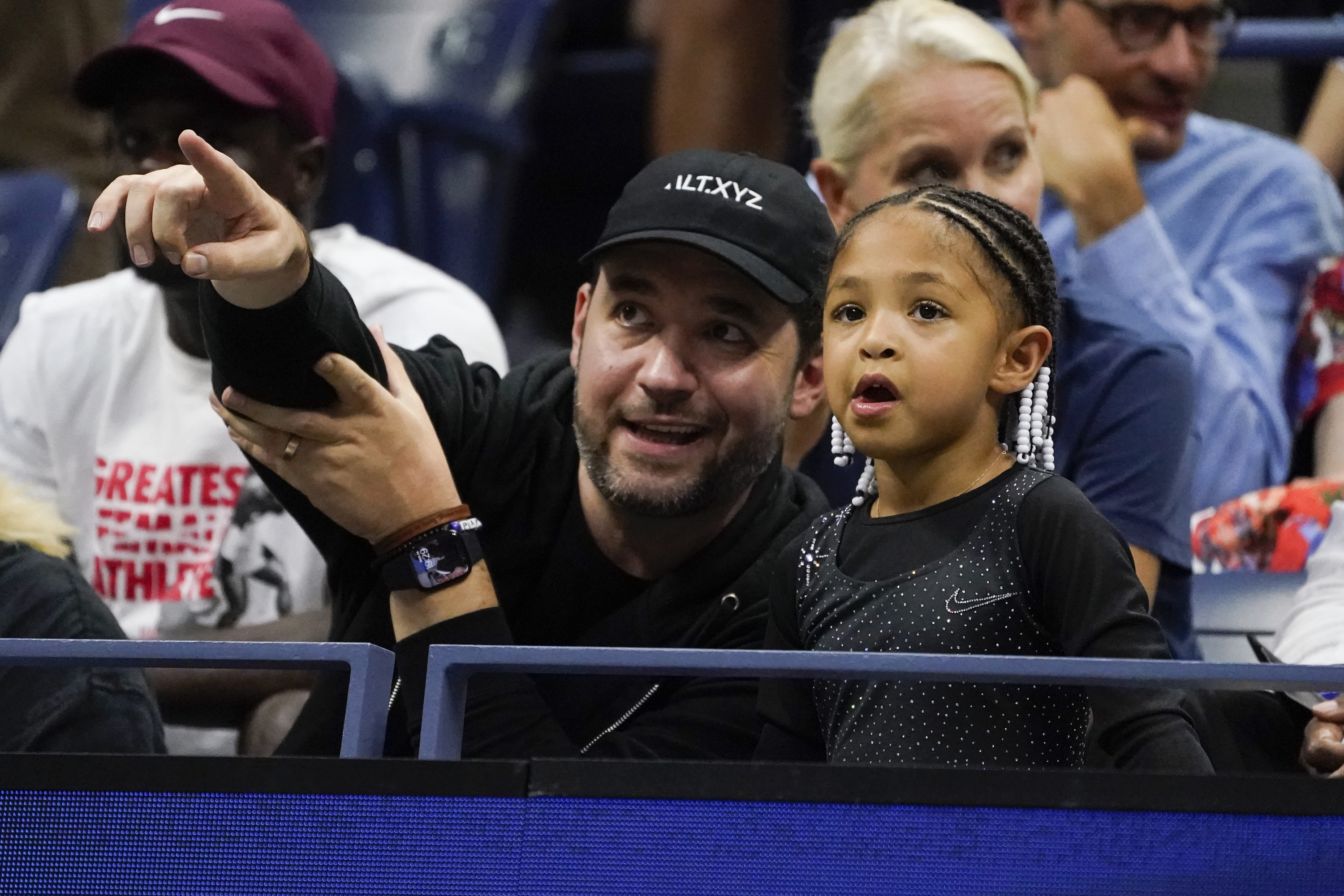 Serena Williams' Daughter Olympia Wears Her Mom's Iconic Beads and  Sparkling Outfit at U.S. Open