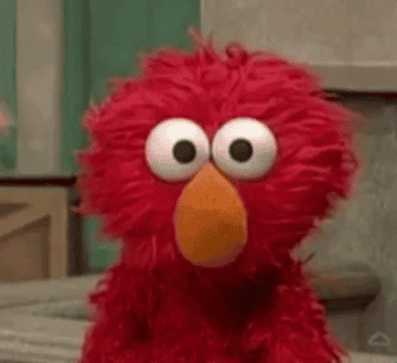 Elmo stares into the camera in &quot;Sesame Street&quot;