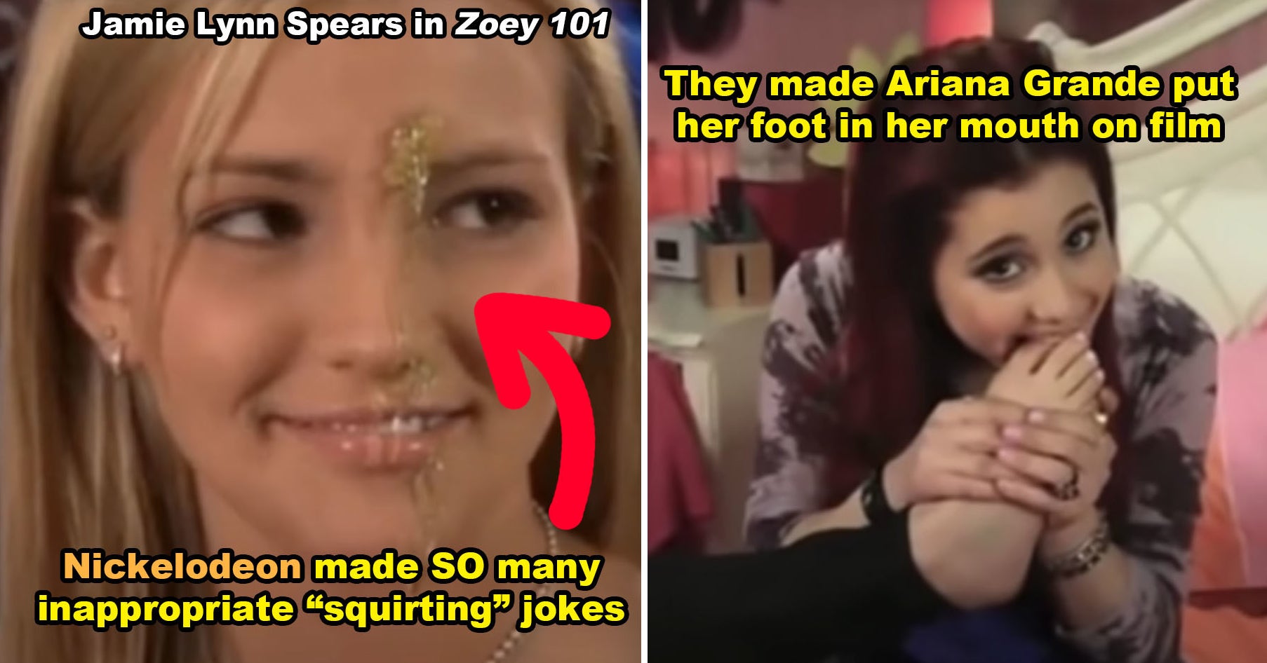 Ariana Grande Feet Porn - 28 Times Nickelodeon Was Inappropriate Or Problematic