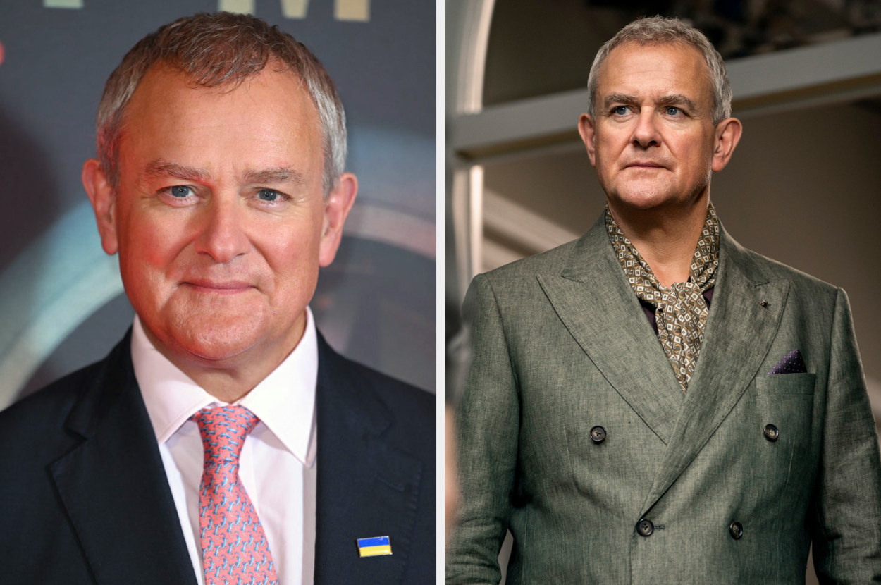 hugh bonneville on the red carpet and in i came by