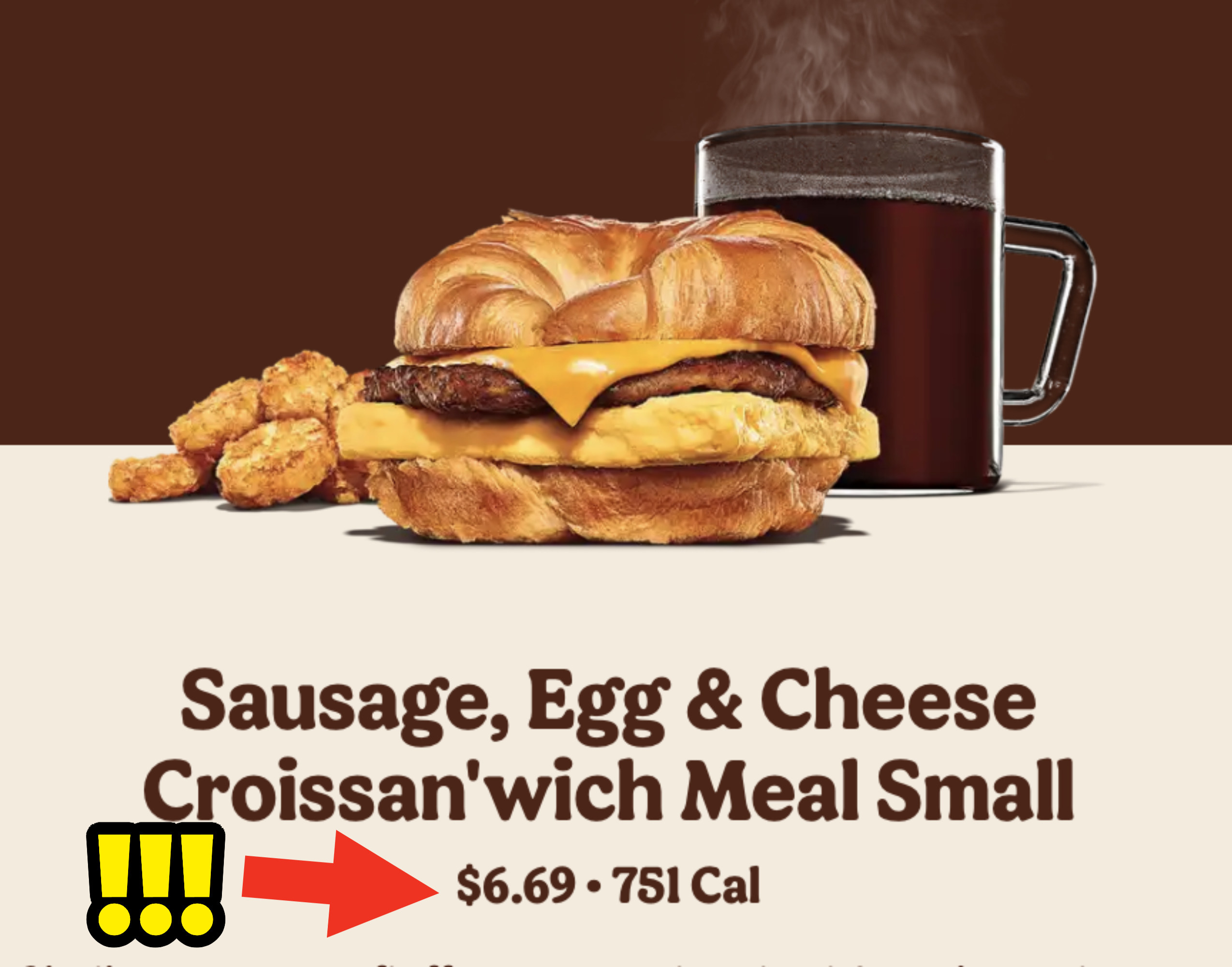 Croissan&#x27;wich cost