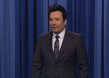 Jimmy Fallon looking confused