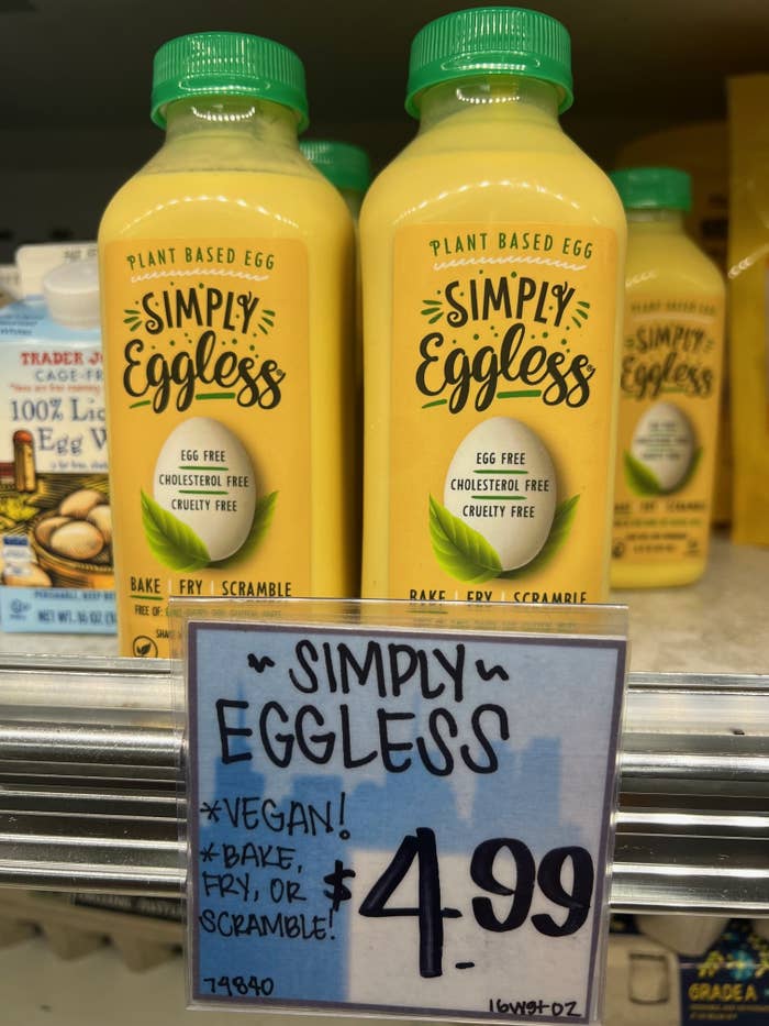 Simply Eggless vegan eggs at Trader Joe&#x27;s