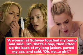 "After finding out I was pregnant with twins, a random stranger asked if they had the same father."