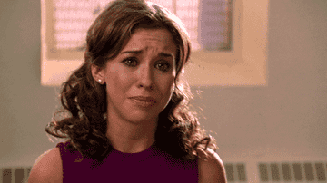 Gretchen Weiners says it was so sad and cries