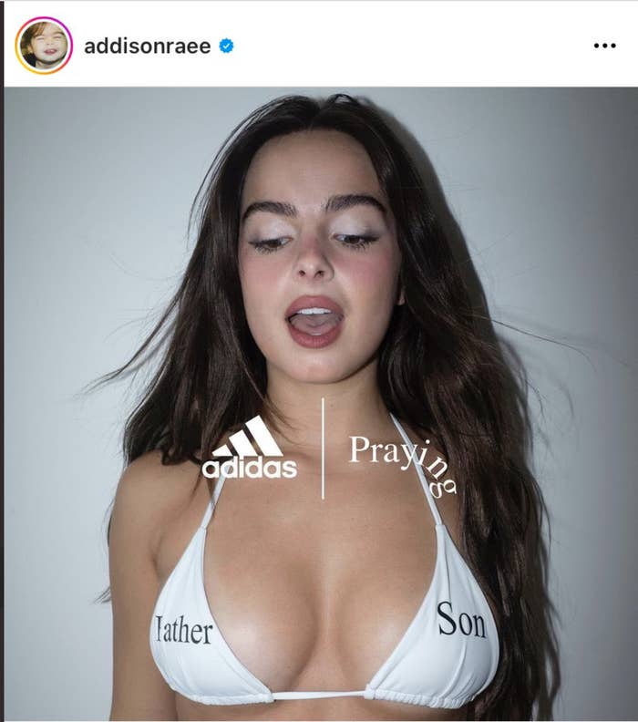 Addison Rae Deletes “Blasphemous” Bikini Photo After Backlash