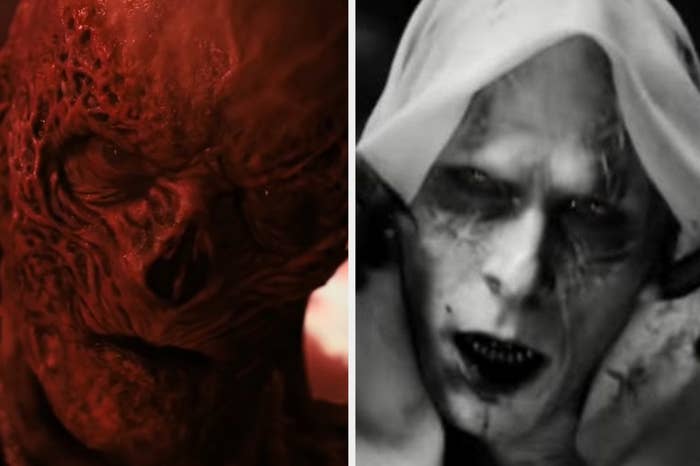 Vecna in his mindscape in &quot;Stranger Things&quot;/Gorr taking off his hood in &quot;Thor: Love and Thunder&quot;