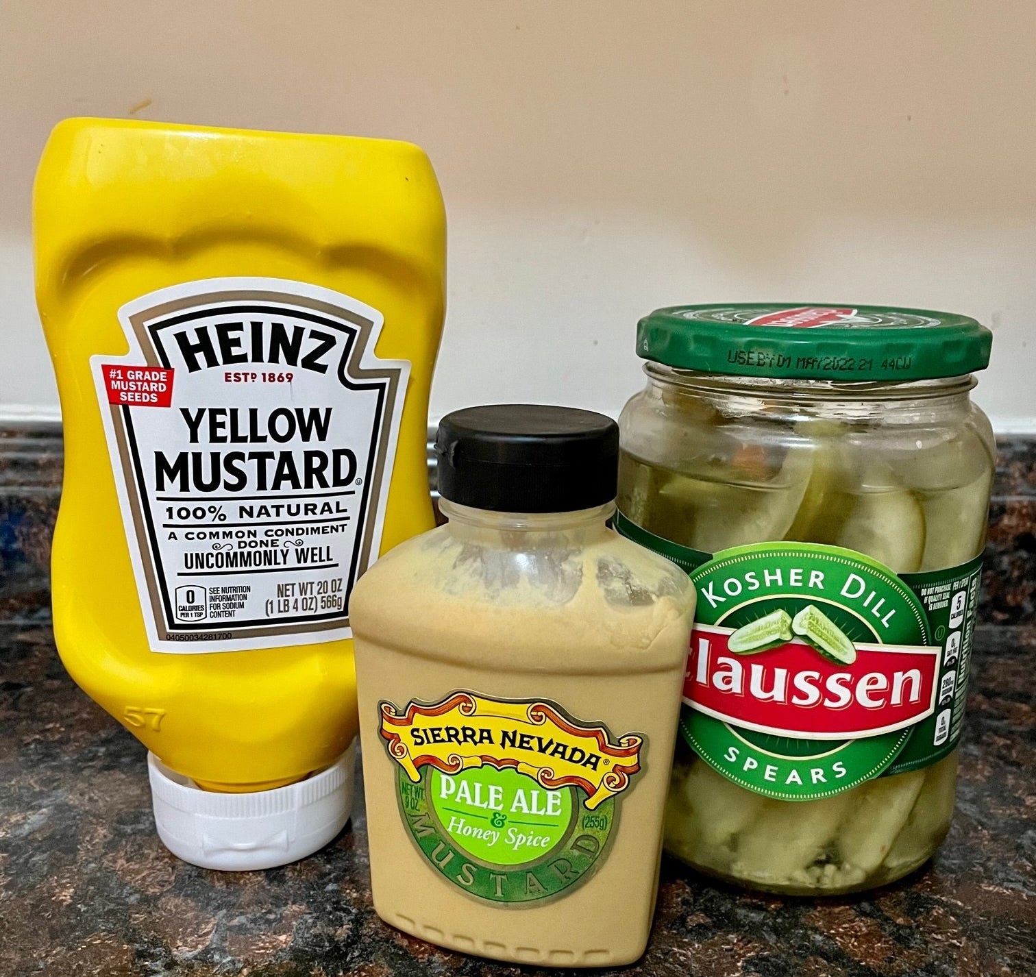 Mustard and pickles