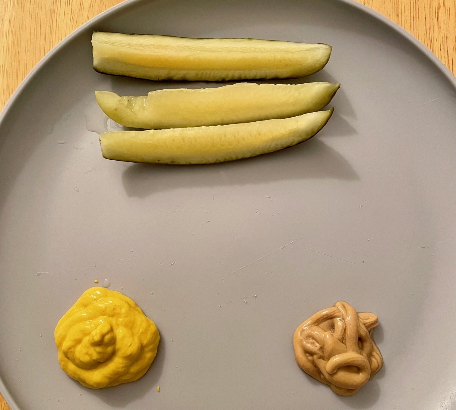 Pickles and mustard