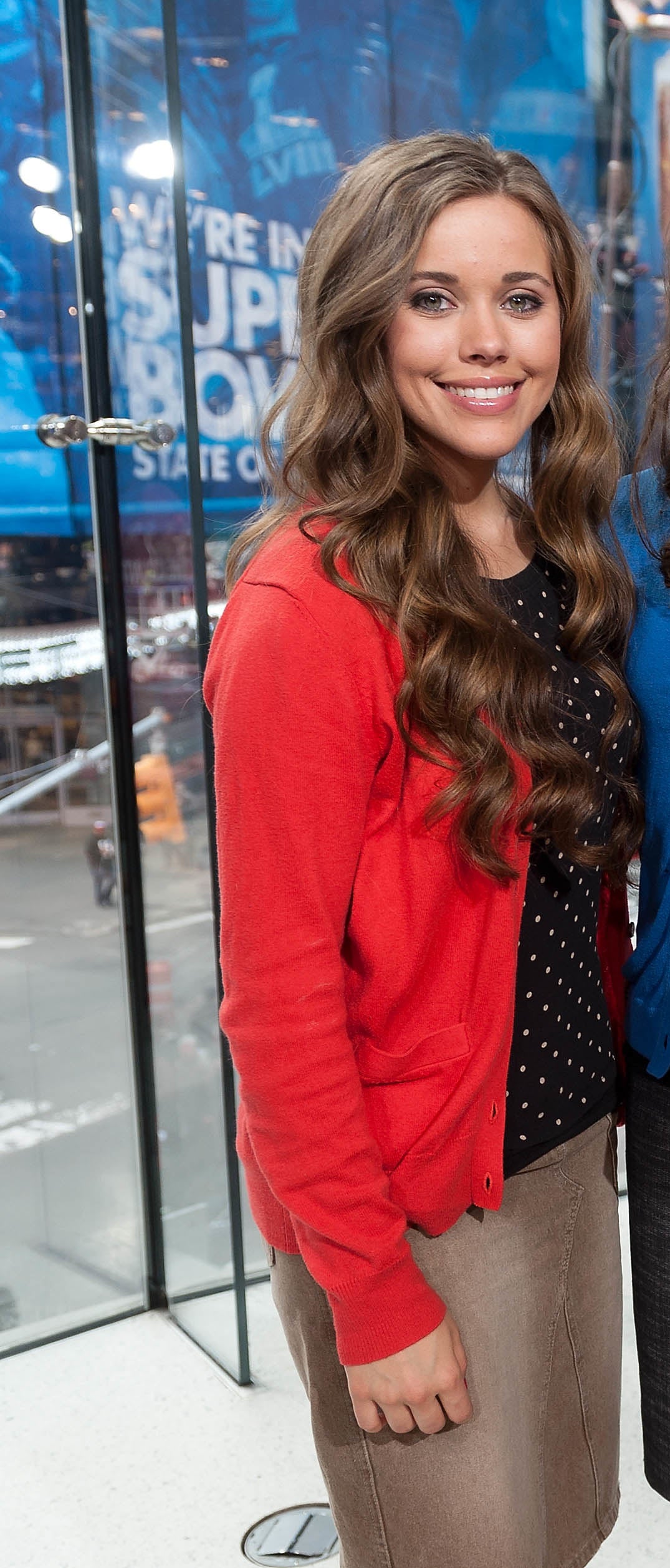 Jessa Duggar Seewald on Extra in New York City in 2014