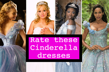 Selecionamos várias versões do vestido da Cinderela, e você decide se eles são de milhões ou de centavos
