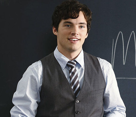 Ian Harding, who has brown hair and blue eyes