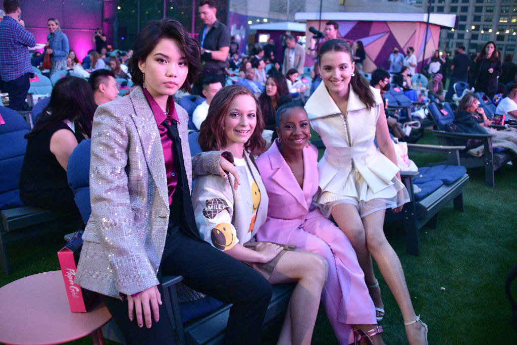 the four cast members at an event together