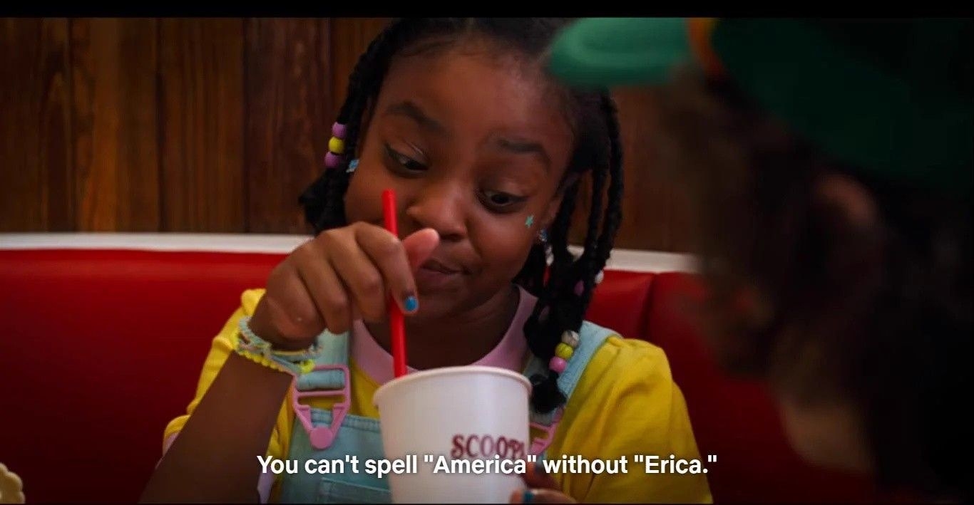 photo of Erica speaking the quote