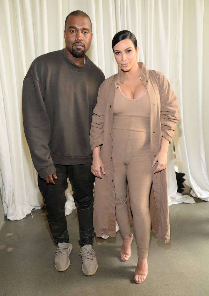 Kim Kardashian And Kanye West Wore Matching After