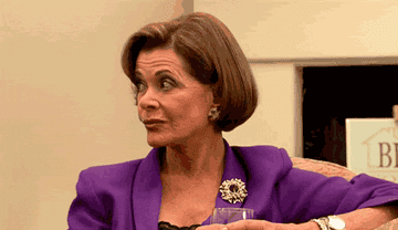 Lucille Bluth with a judgmental look