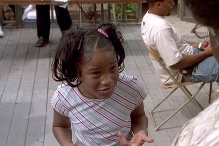 Keke Palmer as a child in the film Barbershop 2 Back in Business