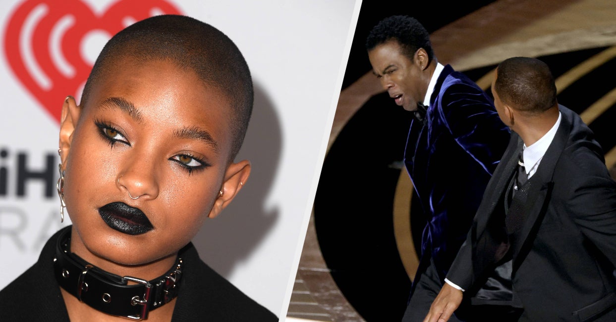 Willow Smith di Will Smith mengalahkan Chris Rock