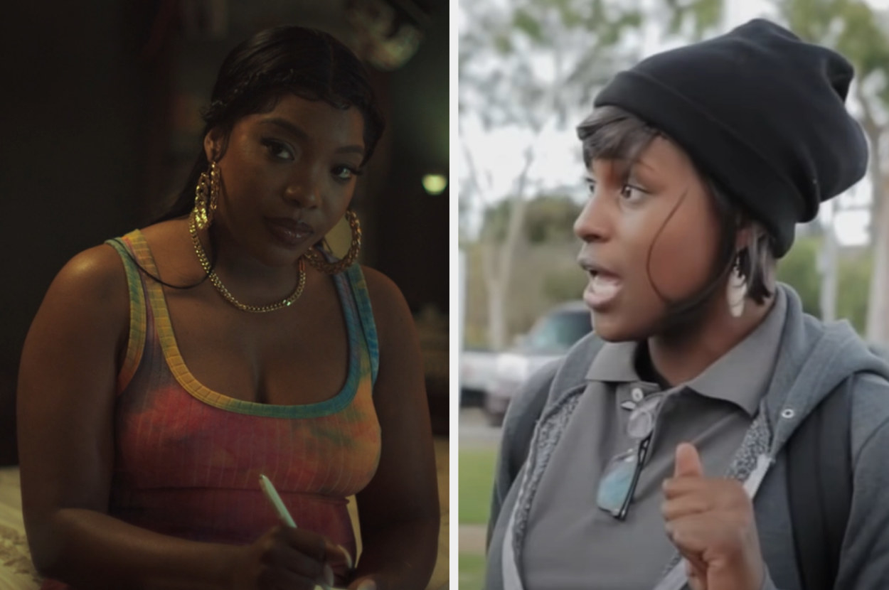 KaMillion as Mia writes lyrics with Shawna, Issa Rae as J freestyles in &quot;Awkward Black Girl&quot;