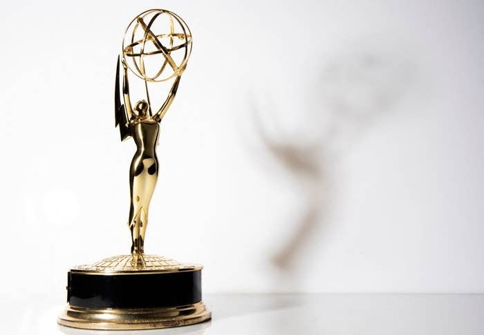 Close-up of an Emmy Award