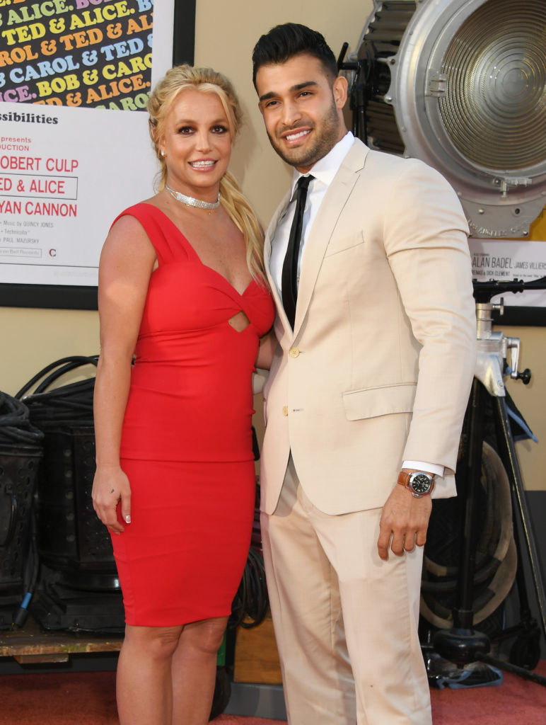 Britney Spears and Sam Asghari